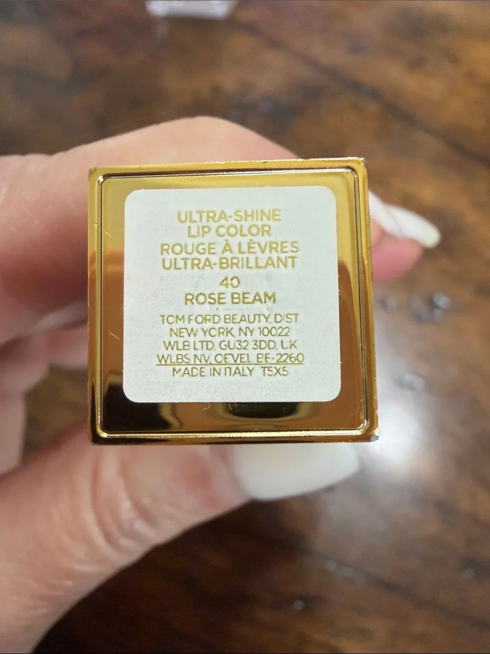 Tom Ford Soleil Ultra-Shine Lip Color - 40 ROSE BEAM Cool Rose